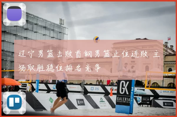 辽宁男篮击败首钢男篮止住连败 主场取胜稳住排名竞争